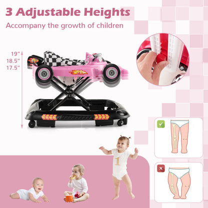 Convertible Baby Walker with 3 Adjustable Height Settings