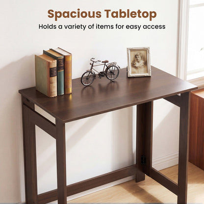 Folding Console Table with Foldable Legs