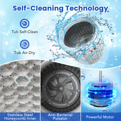 Full-Automatic Washing Machine Washer and Spin Combo