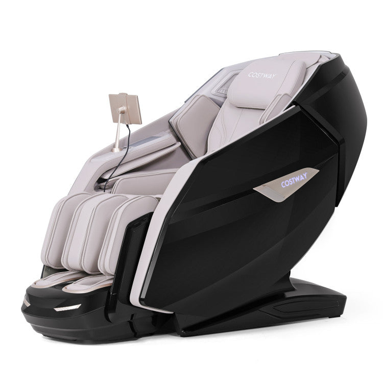Kenzo 41-7D Dual Roller System Flexible Track Zero Gravity Full Body Massage Chair with Heart Rate Monitor and Health Detecti