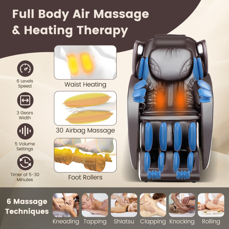 [Lifetime Warranty (Limited-time Offer)] Provox 27-Comfort Full Body Massage Chair with SL Track Airbags Heating