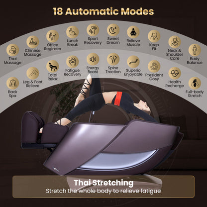 2025 Enjoyment 42 - Full Body Zero Gravity Massage Recliner with Airbags and Foot Rollers