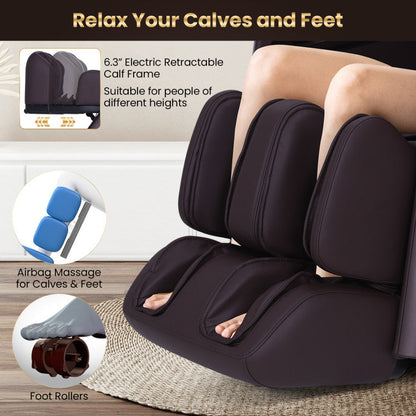 2025 Enjoyment 42 - Full Body Zero Gravity Massage Recliner with Airbags and Foot Rollers