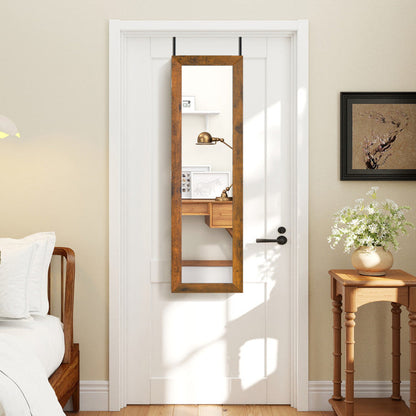 Jewelry Cabinet Wall or Door Mounted Jewelry Armoire Modern Hanging Jewelry Organizer