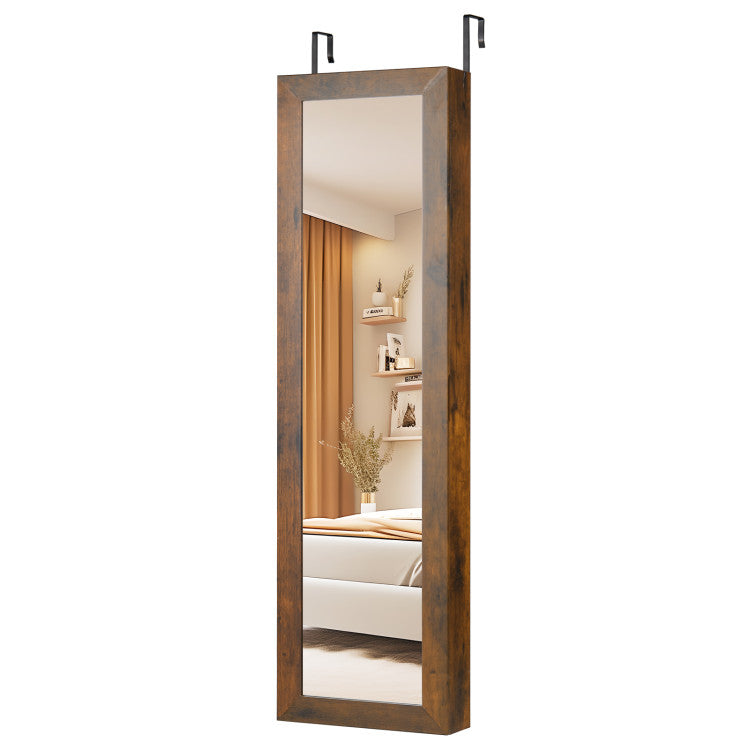 Jewelry Cabinet Wall or Door Mounted Jewelry Armoire Modern Hanging Jewelry Organizer