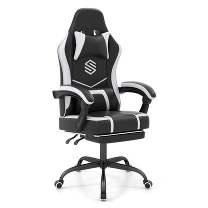 Gaming Chair Height Adjustable Computer Chair with Headrest Ergonomic Office Task Chair