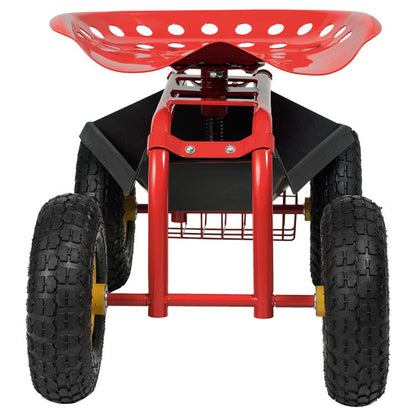 Garden Cart with Heavy Duty Tool Tray