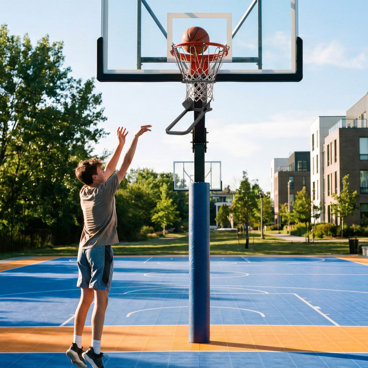 Heavy-Duty Basketball Return Attachment with 6 Sturdy Hooks