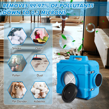 Industrial Commercial Air Scrubber with Efficient Odor Eliminator