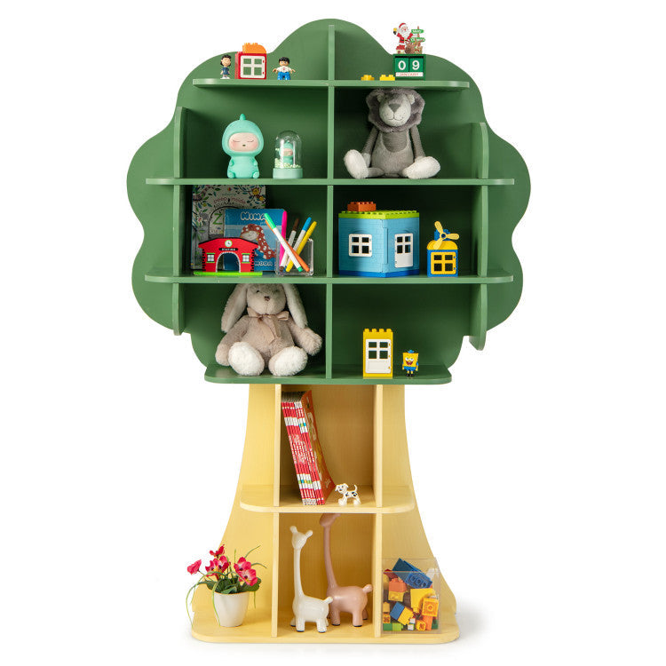 Kids Bookcase Shelf Toy Storage Organizer with Open Storage Shelves