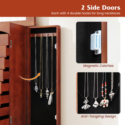 Large Capacity Jewelry Storage Cabinet with 9 Drawers