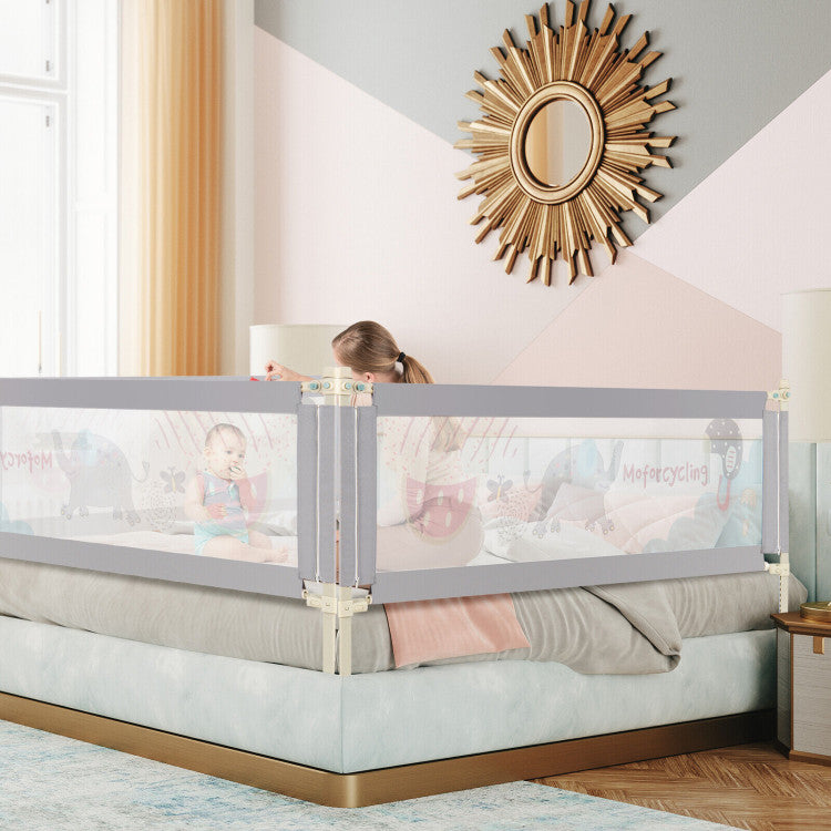 Vertical Lifting Baby Bed Rail with Lock
