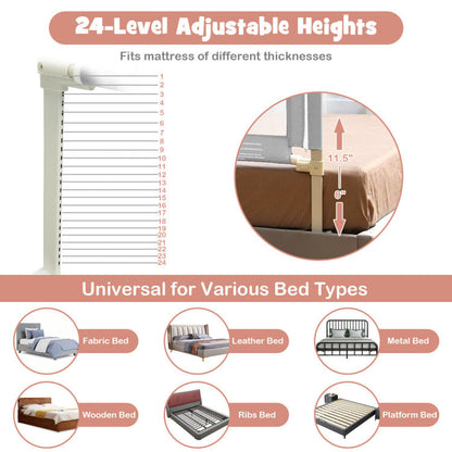 Vertical Lifting Baby Bed Rail with Lock