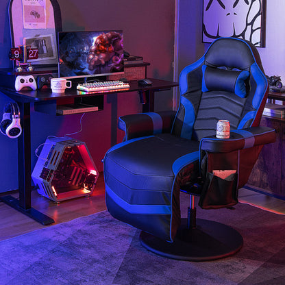 Massage Video Gaming Recliner Chair with Adjustable Height