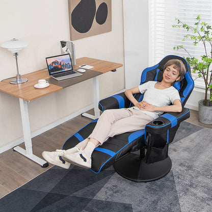 Massage Video Gaming Recliner Chair with Adjustable Height