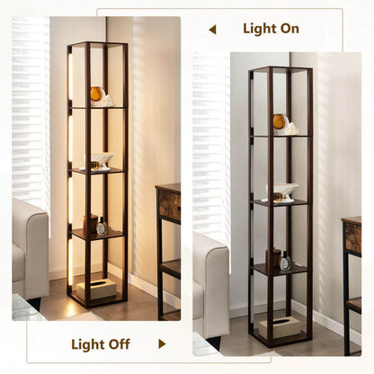 64 Inch Floor Lamp with 3-Level Dimmable LED Bulbs and Rotatable LED Poles