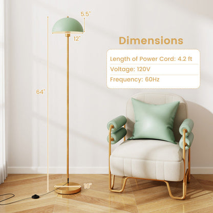 Modern Standing Lamp with Lamp Head and Foot Switch
