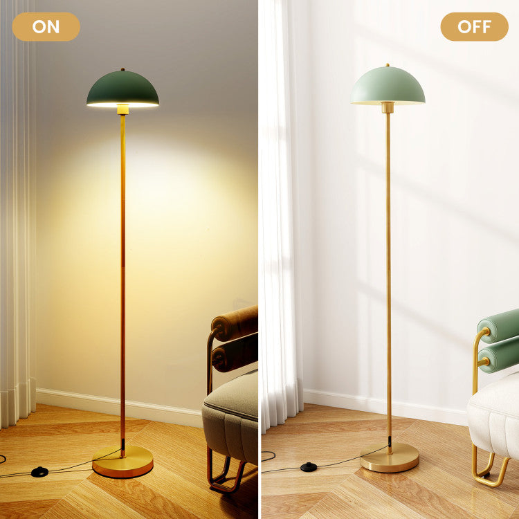 Modern Standing Lamp with Lamp Head and Foot Switch