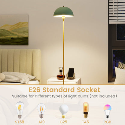 Modern Standing Lamp with Lamp Head and Foot Switch