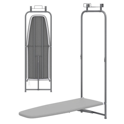 Over the Door Ironing Board Space-Saving Metal Hanging Ironing Board