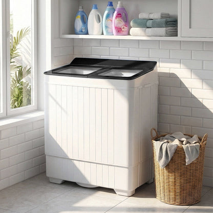 Portable Washing Machine with 18 LBS Washer and 8 LBS Spinner Combo