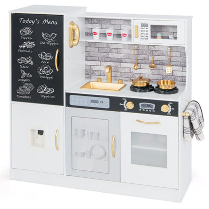 Pretend Play Kitchen with Utensils for Kids Aged 3+