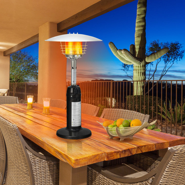 13000 BTU Portable Tabletop Propane Patio Standing Heater