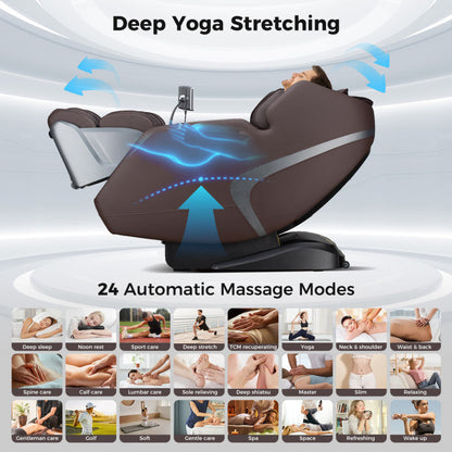 2025 Enjoyment 13 Pro - 4D SL-Track Full Body Massage Chair with Zero-Gravity Design