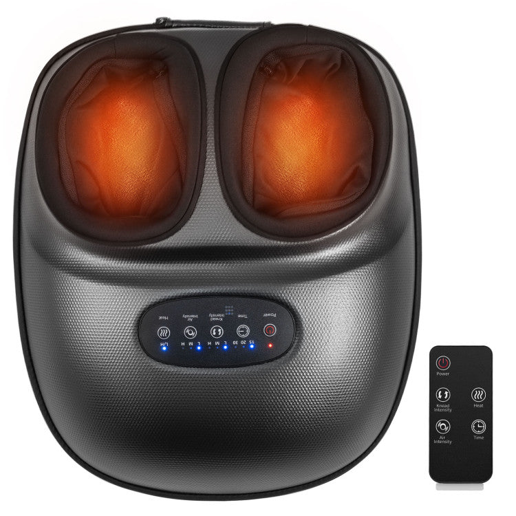 Shiatsu Foot Massager Machine with 2-Level Heat and Air Compression
