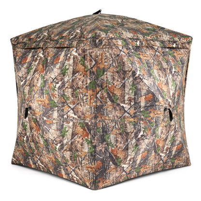 270° See Through Hunting Blind Tent with Silent Magnetic Door