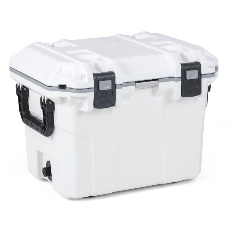 Ultra-Light Injection Molded Cooler 53 QT Hard Ice Chest