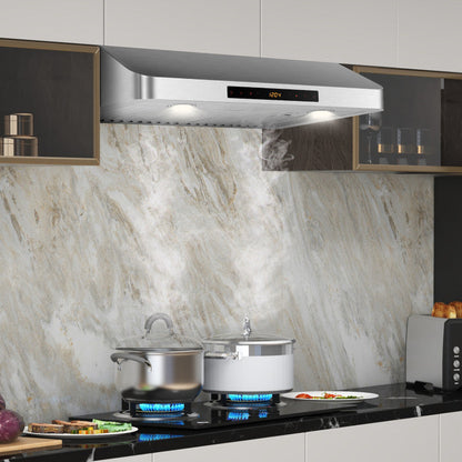 36/30 Inch Under Cabinet Range Hood 900 CFM Kitchen Vent with 4 Fan Speed