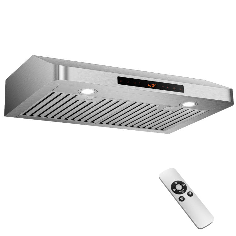 36/30 Inch Under Cabinet Range Hood 900 CFM Kitchen Vent with 4 Fan Speed