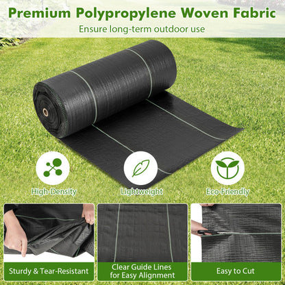 6.5 x 330/4 x 250/6 x 300 Feet Weed Barrier Landscape Fabric