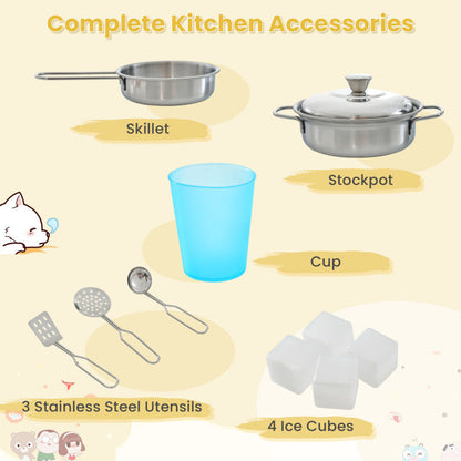 Toddler Pretend Play Kitchen for Boys and Girls 3-6 Years Old