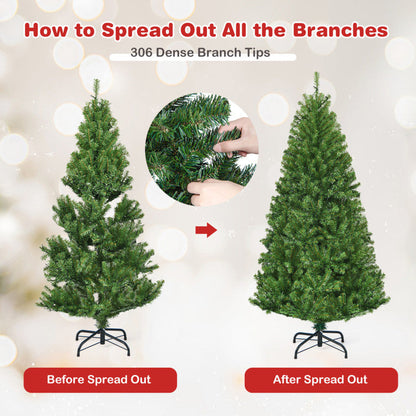 4/5/6/7/8/9 Feet Artificial Premium Hinged Christmas Tree