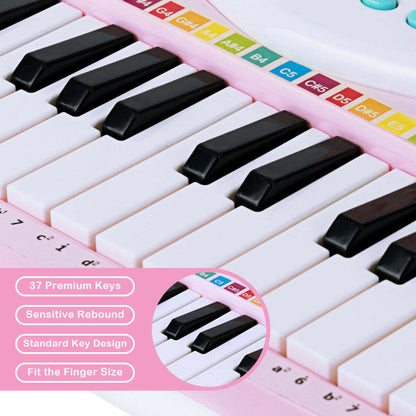 Multifunctional 37 Electric Keyboard Piano with Microphone