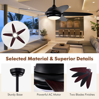 52 Inch Ceiling Fan with Lights and 3 Wind Speeds