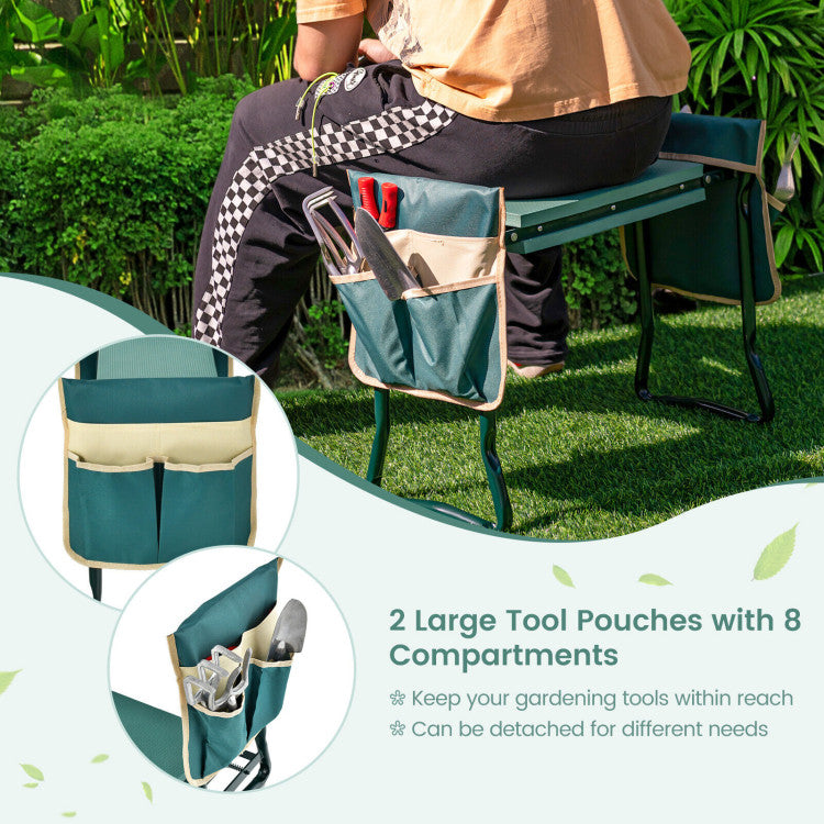 Folding Garden Kneeler and Seat Bench