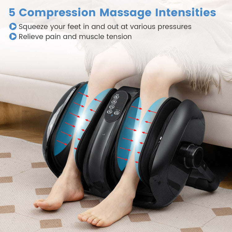 Foot and Calf Massager with Heat for Blood Circulation Pain Relief