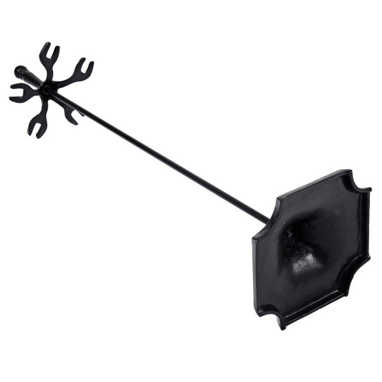 31 inch 5 Pieces Metal Fireplace Tool Set with Stand