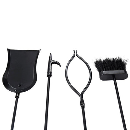 31 inch 5 Pieces Metal Fireplace Tool Set with Stand