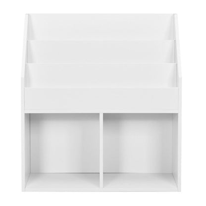Kids Wooden Bookshelf Bookcase Children Toy Storage Cabinet Organizer