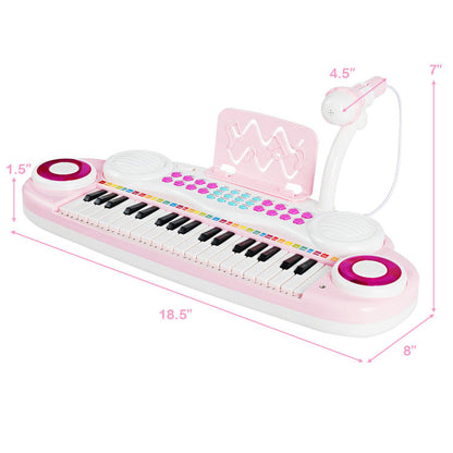 Multifunctional 37 Electric Keyboard Piano with Microphone