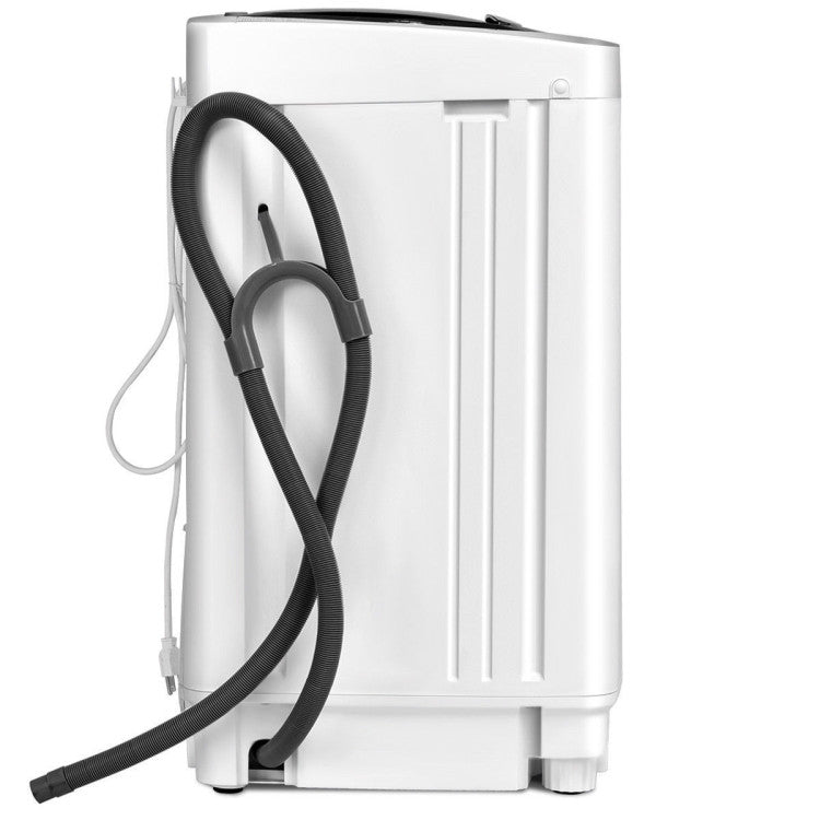 Portable 7.7 lbs Automatic Laundry Washing Machine with Drain Pump