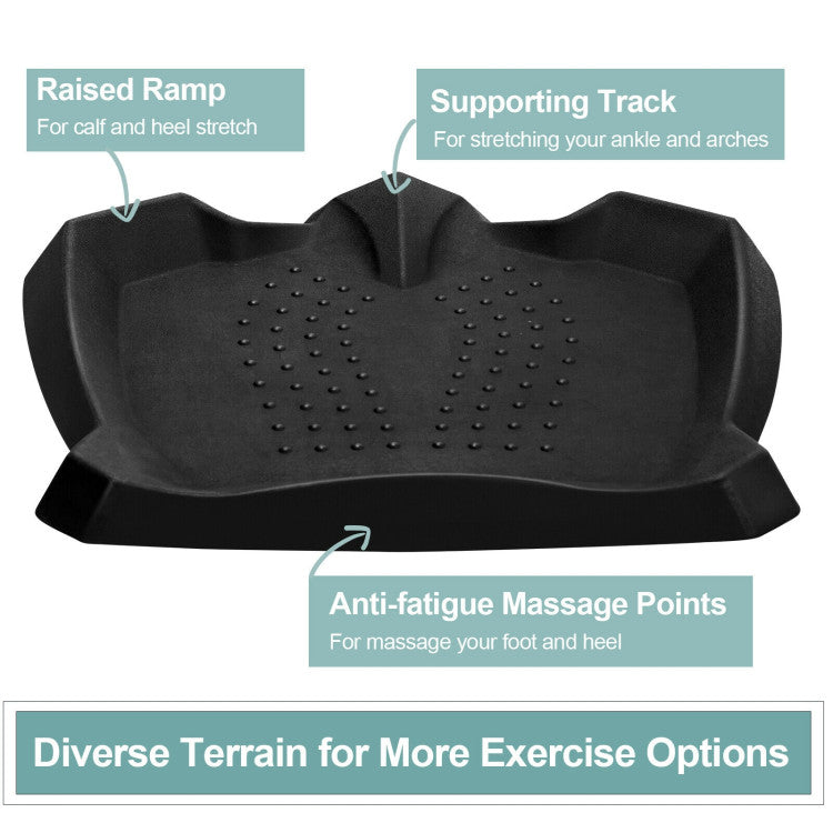 Portable Anti-Fatigue Standing Mat with Massage Points and Diverse Terrain