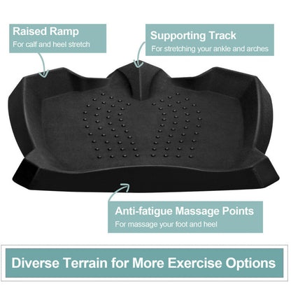 Portable Anti-Fatigue Standing Mat with Massage Points and Diverse Terrain