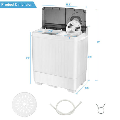 Compact Washer and Dryer Laundry Combo for Fast Household Laundry