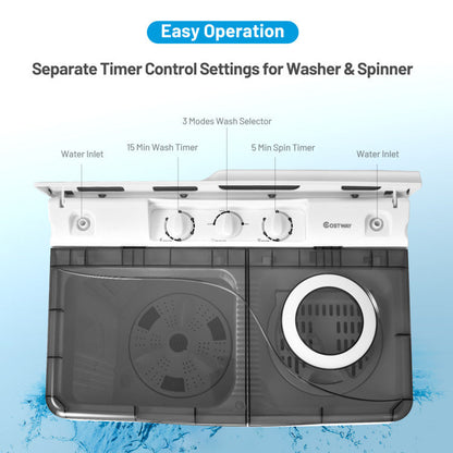 Compact Washer and Dryer Laundry Combo for Fast Household Laundry